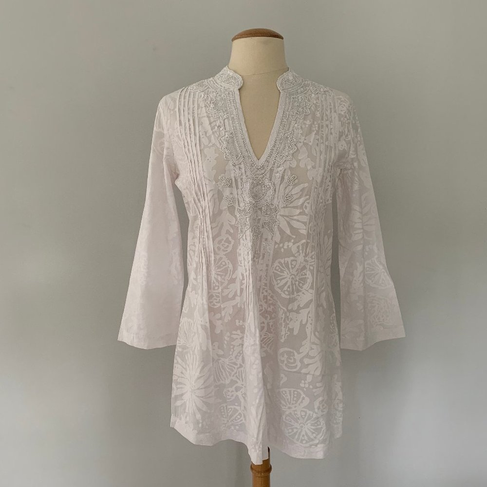 Lily Pulitzer White Tunic/Cover-up